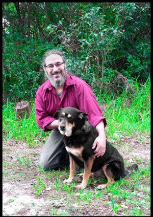 Brian Newman and his dog