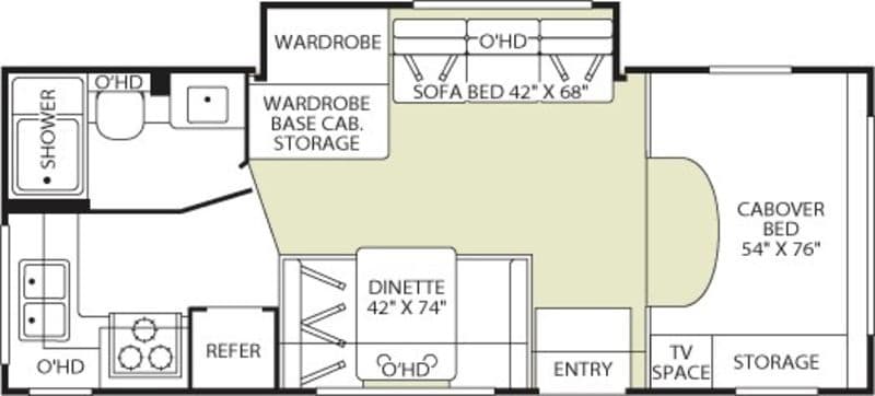 RVs That Look Like Tiny Houses From North Hollywood to Class C RV Tiny House Floorplan