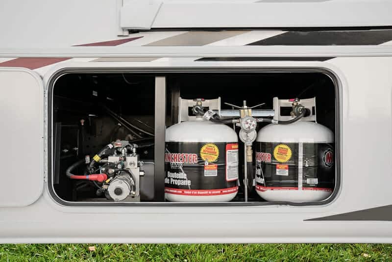 Is it OK to Drive an RV with the Propane Tanks On