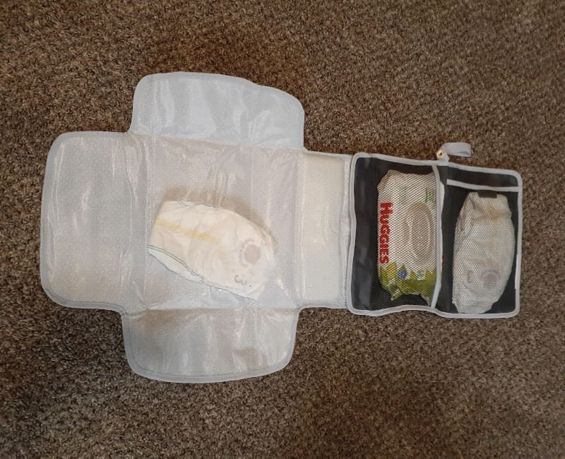 Essential Baby Items for Your RV Munchkin Portable Diaper Changing Kit Open