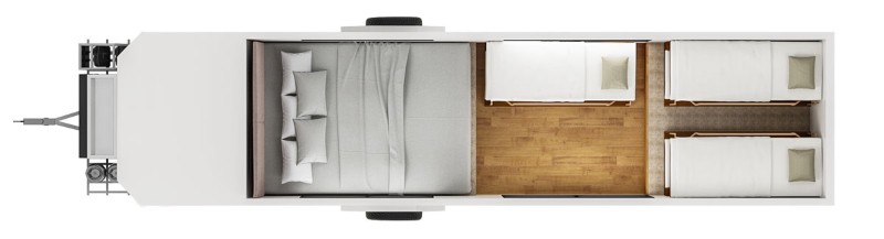 Best Popup Campers for Beginners Kimberly Karavan Floorplan