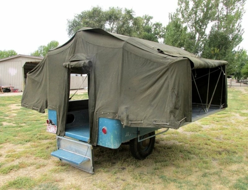Are Tent Trailers and Popup Campers the Same Thing 1920s Higgins Tent Trailer