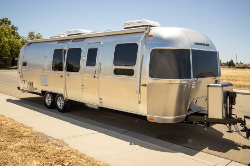 Travel Trailers For Families Travel Trailers for a Family of 5 Airstream Flying Cloud 30FB Bunk Exterior