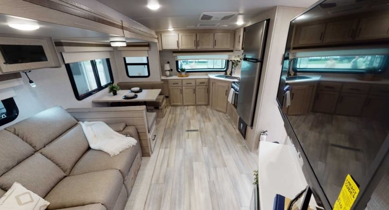 Travel Trailers for ½ Ton Trucks Rockwood Ultra Lite 2608BS Interior