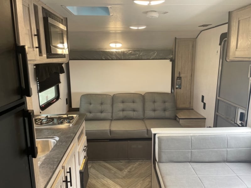 Bunk Bed Travel Trailers with a Murphy Bed Heartland Prowler 172BHX Interior