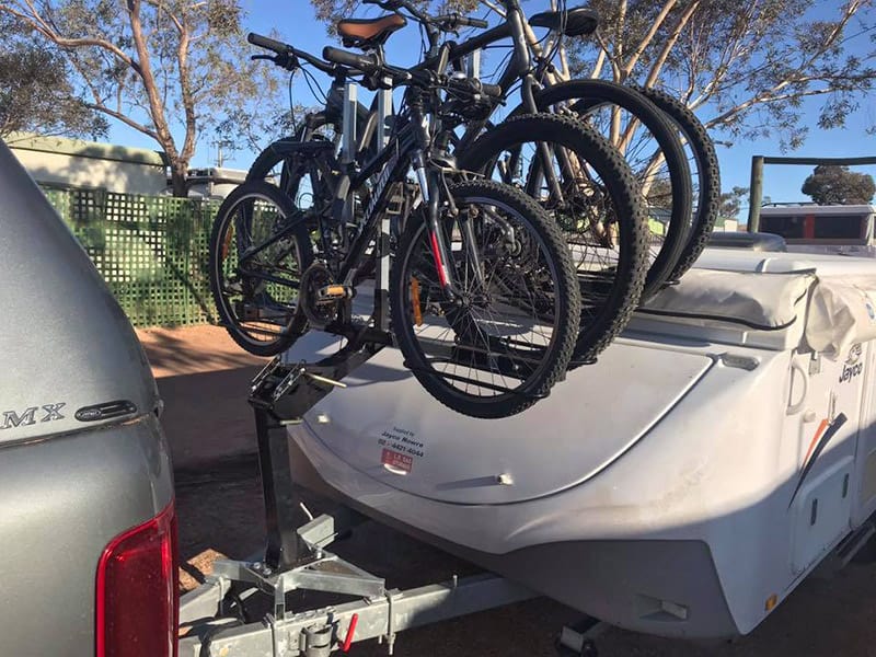 Do You Have a Pop-Up Camper Bike Rack You Recommend