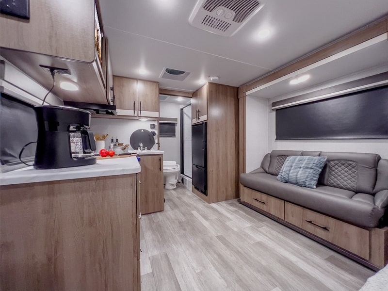 Travel Trailer With No Dinette Grand Design AIM 16ML Interior