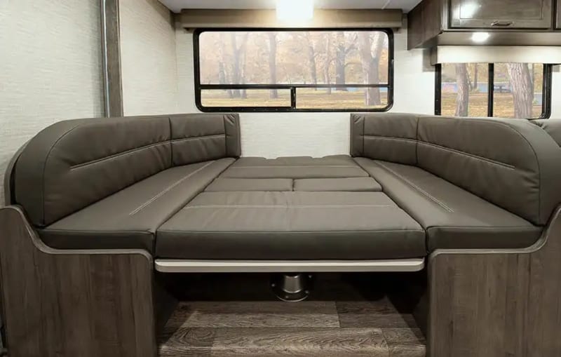 What is a Travel Trailer Dinette Bed Mode