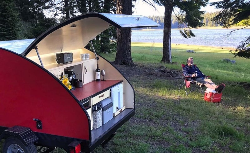 Building a Teardrop Trailer Kitchen Hatch