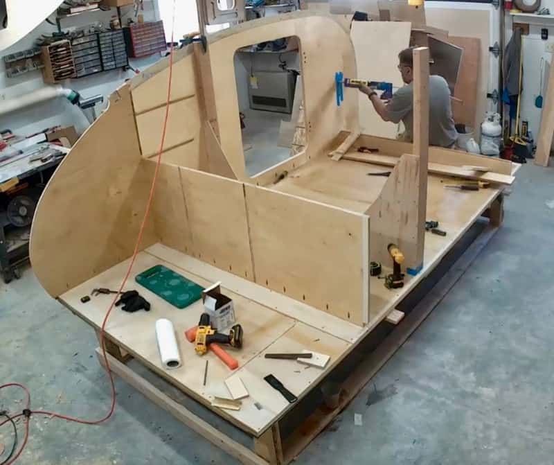 Building a Teardrop Trailer Build Process