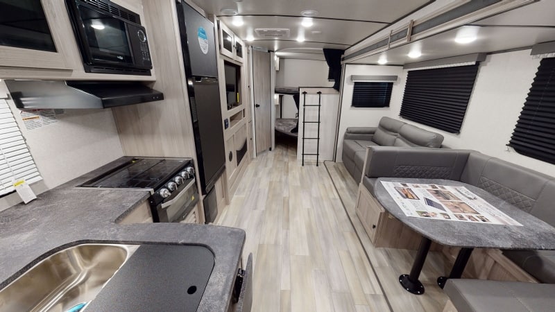 Travel Trailer With a Bunkhouse Coachmen Northern Spirit 2963BH Interior