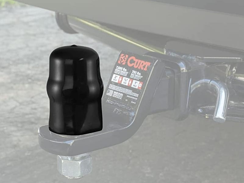 Hitch Ball Covers Curt 21810 Black Rubber Trailer Hitch Ball Cover