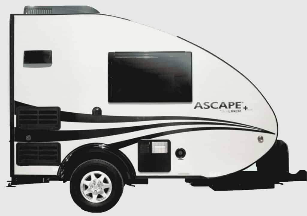 Aliner Grand Ascape Plus - teardrop campers with bathrooms