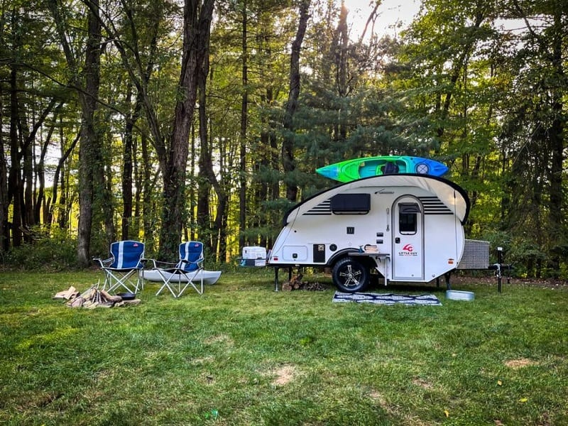 Little Guy Micro Max exterior  - teardrop campers with bathrooms
