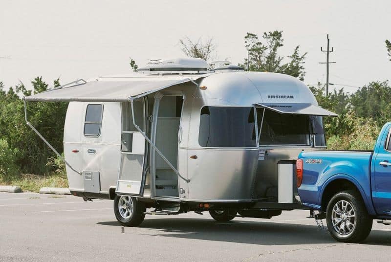 Airstream Bambi Exterior one of the classic travel trailers under 3,500 lbs