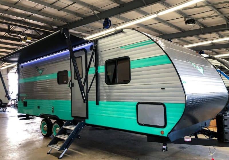 Maybe a retro camper is a better choice than restoring a vintage camper