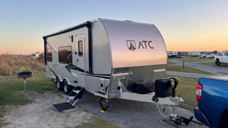 ATC 2419 travel trailer toy hauler- Exterior