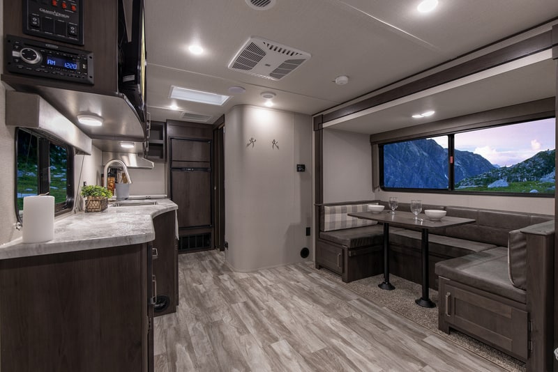 Grand Design Transcend 200MK interior - camper trailers under 25 feet