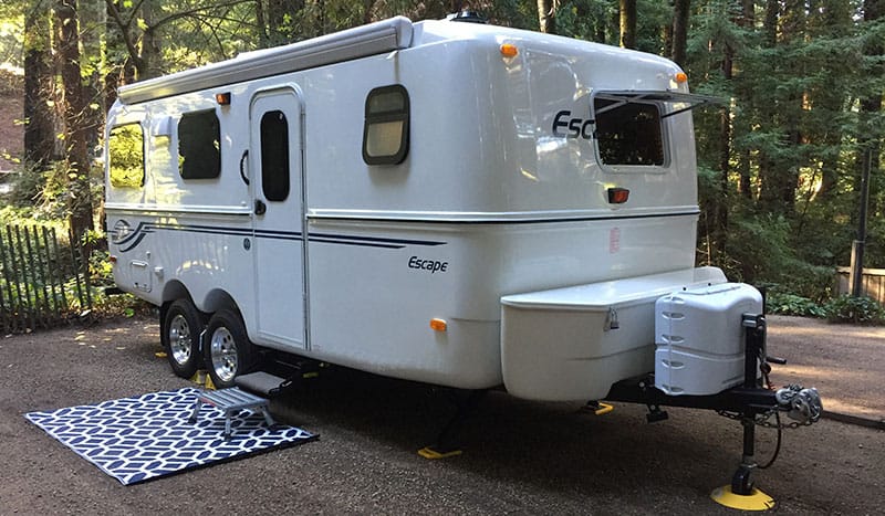 Escape fiberglass campers
