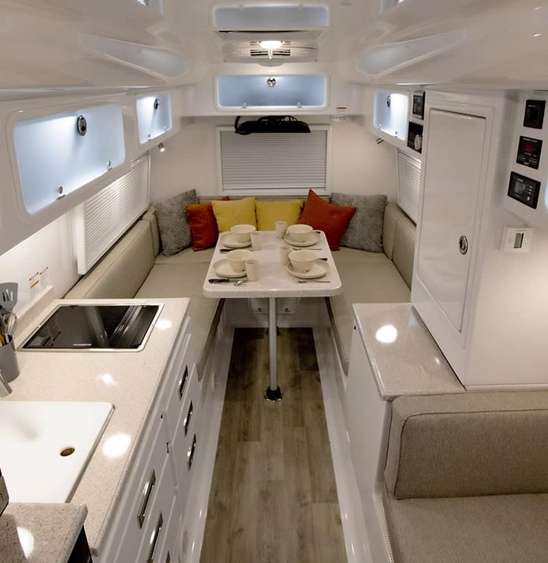  Oliver Legacy Elite II interior - camper trailers under 25 feet