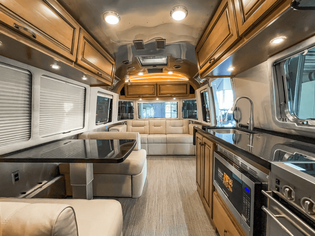 Luxury Airstream interior - how are Airstreams made?