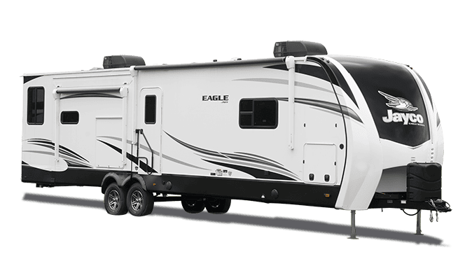 Jayco Eagle 332VCBOK exterior - longest travel trailers