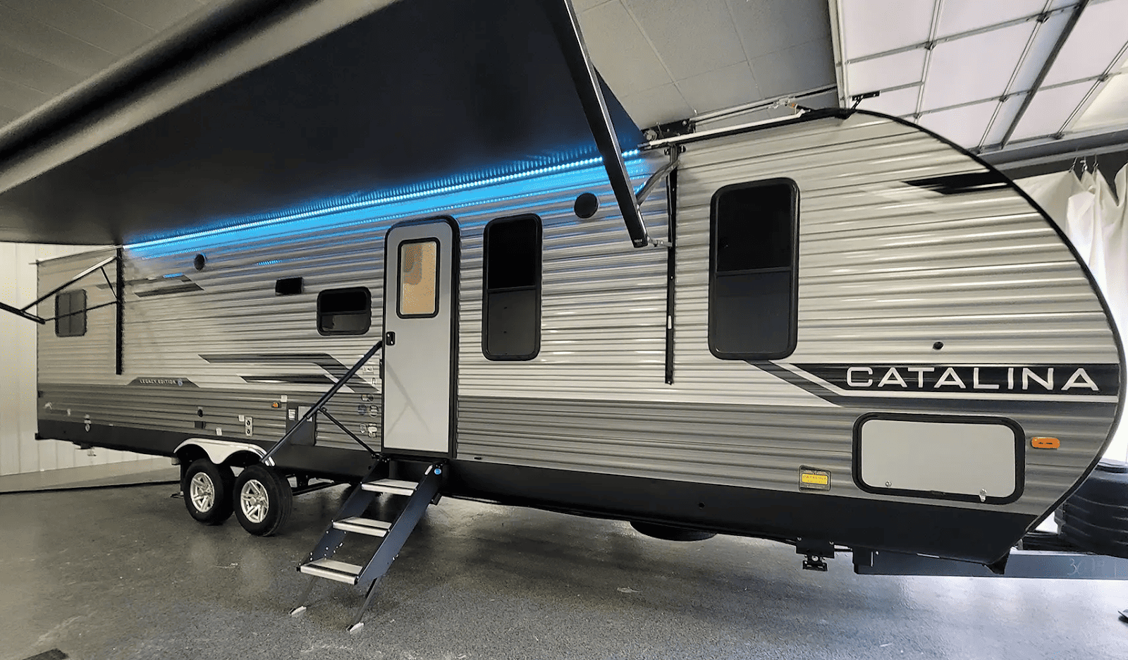 Coachmen Catalina Legacy 343BHTS exterior - longest travel trailers