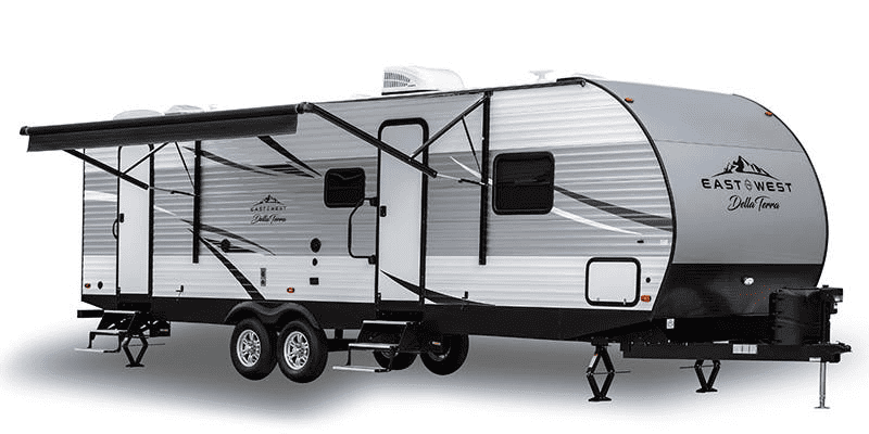 East To West 312BH exterior - longest travel trailers