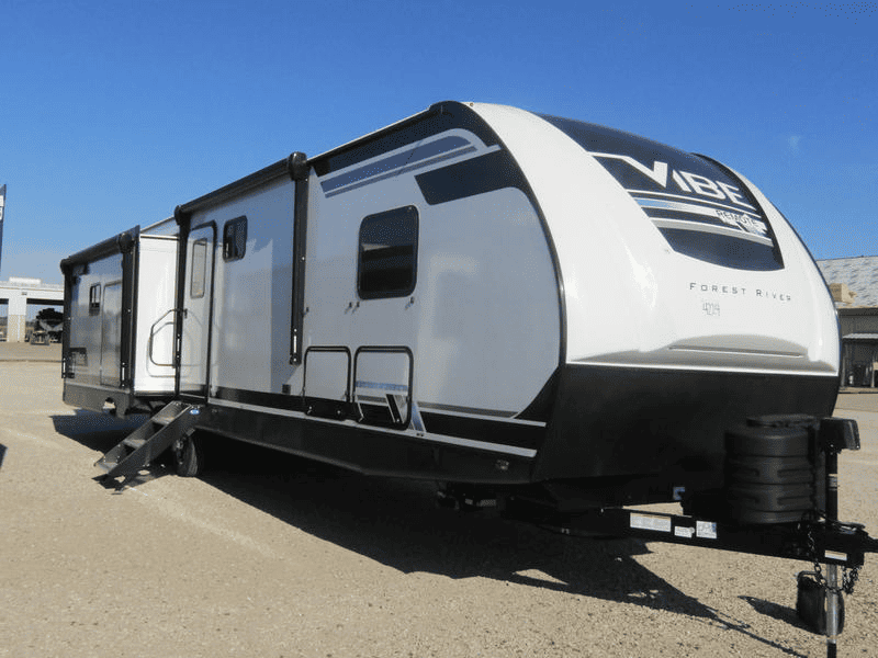 Forest River Vibe 34XL exterior - longest travel trailers
