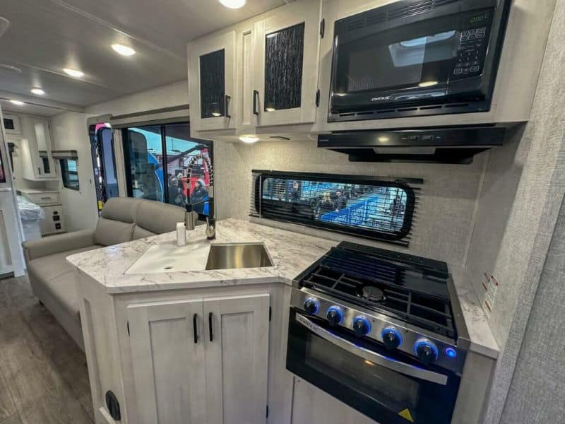 East To West Longitude 319BH Interior - Travel Trailer Sleeps 8