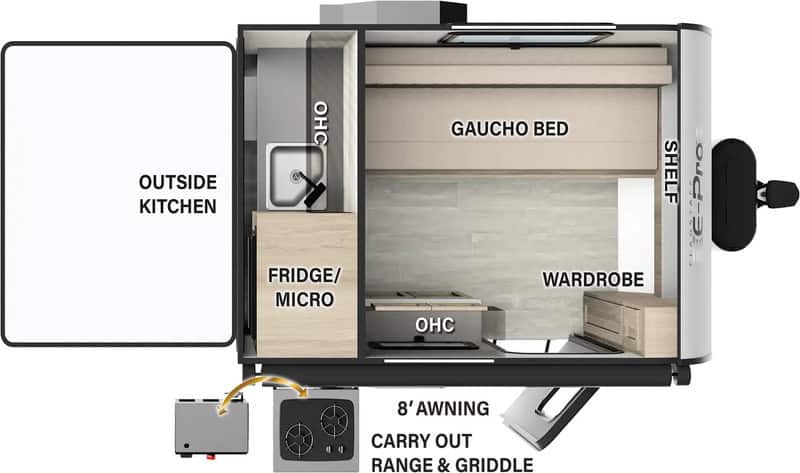 Forest River Flagstaff E-Pro floorplan