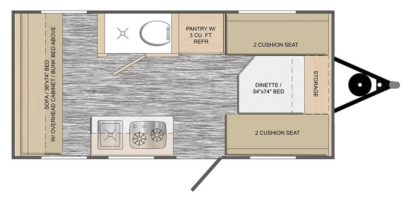 Travel Lite Rove Lite floorplan