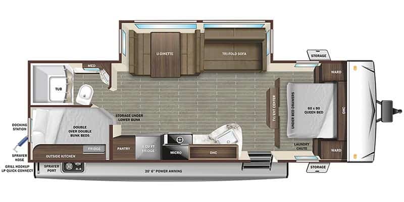 Starcraft Super Lite 261BH Floorplan